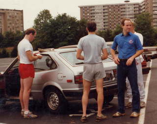 CHS XC alumni race circa 1987 -- Marble, Fasy, McNulty