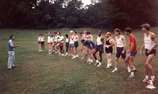 CHS XC 1988 -- starting line