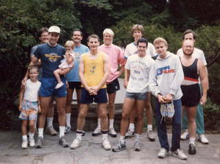 CHS XC 1988 -- Joe Trautwein, Andy Strosser lunch