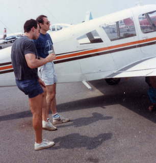 MAFC John Parana and airplane