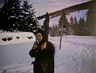 Philip E. Rosenberg slides -- ski trip - Gloria