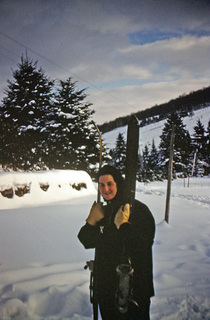 Philip E. Rosenberg slides -- ski trip - Gloria