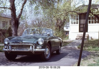 Philip E. Rosenberg slides -- MGB sports car