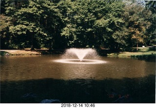 CHS XC - Curtis Arboretum - fountain