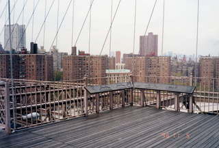NYC View from side of Brooklyn Bridge