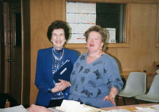 Kay Stretton and Edna Katz