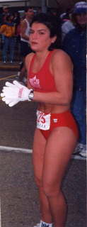 Huntsville Rocket City Marathon 1997 -- cold at the starting line