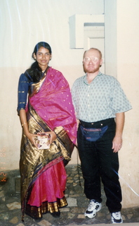 Satish-Geeta wedding in Madras, India - elephant up close