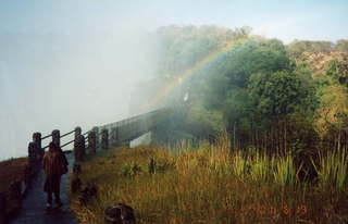 Knife bridge at Victoria Falls -- Zambia, Zimbabwe, Africa