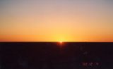 Woomera, pointy sunset