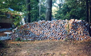 Savory pile of wood,