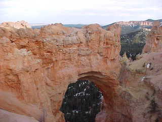 Bryce Canyon natural bridge top (A)