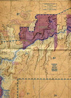 Grand Canyon aviation chart 1