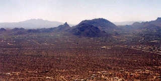 Pinnacle Peak, Adam running, zoom more
