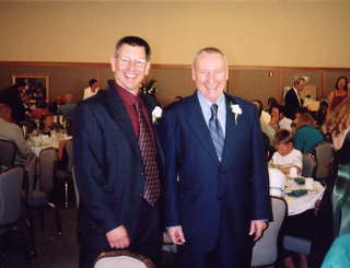 18 573. Kevin Gardiner and father 2