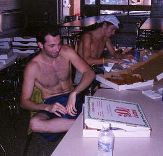 CHS XC Micah and pizza