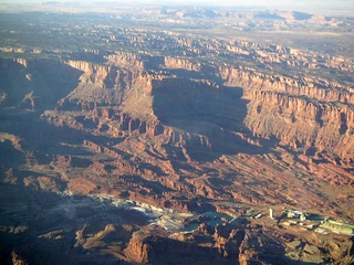 Colorado River valley near Moab - aerial