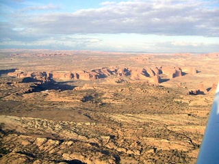 97 59p. Rocks near Moab - aerial
