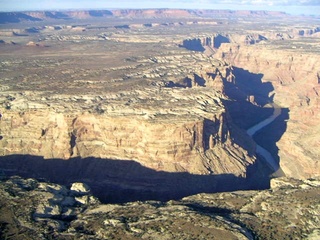 Colorado River canyon - aerial