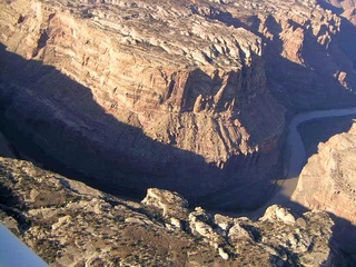 Colorado River canyon - aerial