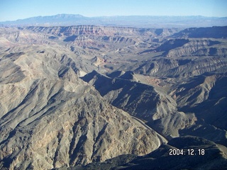 aerial --Virgin River and I-15 in Arizona