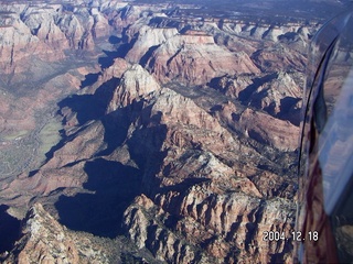 aerial -- Zion National Park