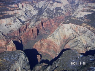 aerial -- near Zion National Park