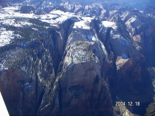 aerial -- Zion National Park