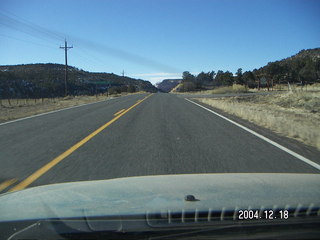 Driving from Kanab to Zion