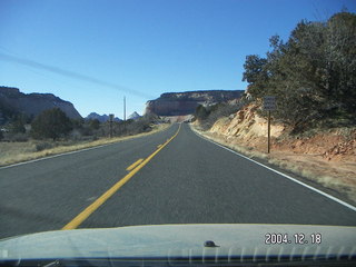 Driving from Kanab to Zion