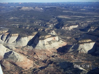 aerial -- Zion National Park -- Checkerboard Mesa area