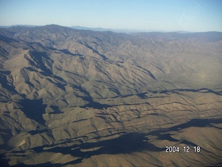 aerial -- mountains near Prescott