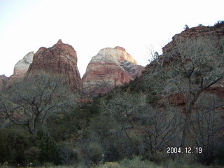 Zion National Park -- Pa'rus trail -- early ligth