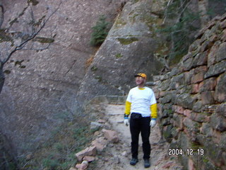 Zion National Park -- Adam -- down from Hidden Canyon