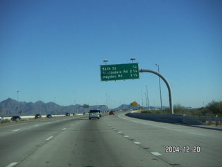aerial -- canyon north of Phoenix