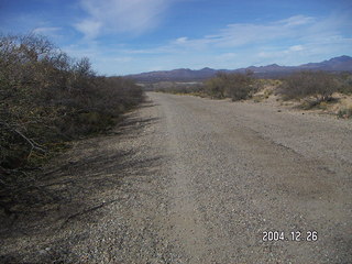 road near San Carlos (Globe) Airport