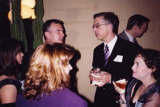 Khimetrics celebration -- Phillippe and Mike