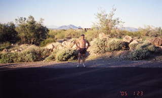Lost Dog Wash trailhead -- Adam
