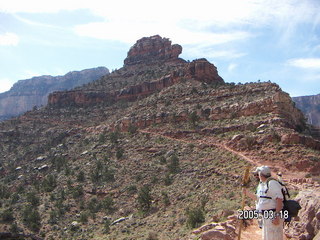 Grand Canyon -- Greg at O'Neal Butte -- South Kaibab