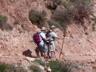 Grand Canyon -- Julian and Greg and Eleanor -- South Kaibab