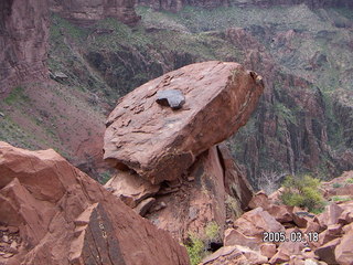 Grand Canyon -- interesting rock formation -- South Kaibab