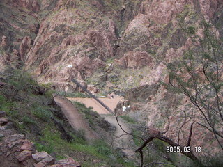 Grand Canyon -- Black Bridge from above -- South Kaibab