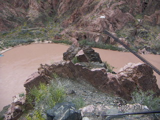 Grand Canyon -- Black Bridge from above -- South Kaibab