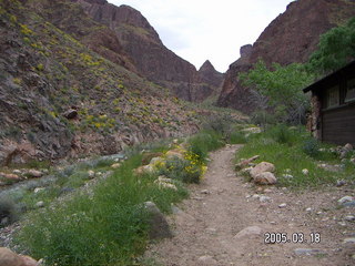 Grand Canyon -- Julian on Black Bridge -- South Kaibab