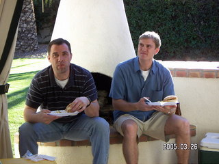 Greg's 6.2 release party -- Devin and Greg