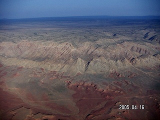 Painted Desert -- aerial