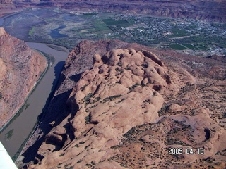Colorado River near Moab -- aerial