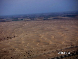 aerial -- sand dunes near Yuma