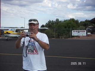 Sedona -- Michael Ballmann taking a picture