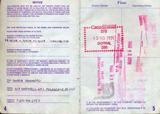 oldpassport 4-5 visas